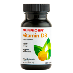 SunRider Vitamin D3 1000 IU 90 Capsules