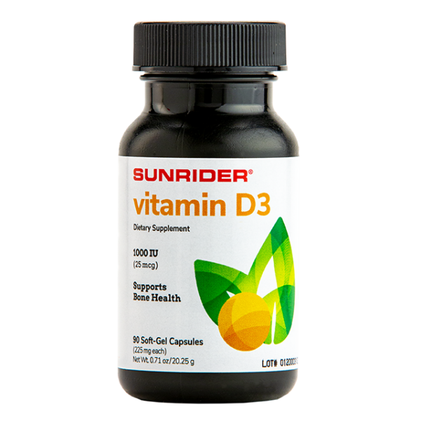 SunRider Vitamin D3 1000 IU 90 Capsules