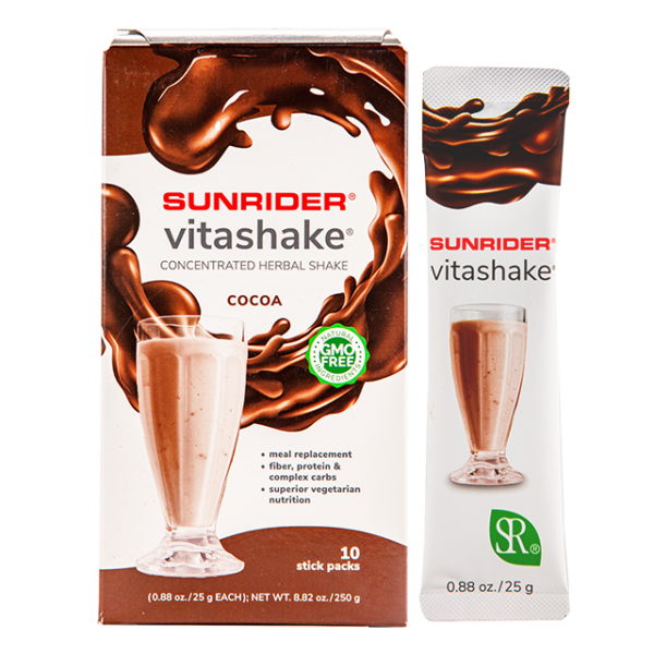 Sunrider VitaShake Cocoa 10 Packs