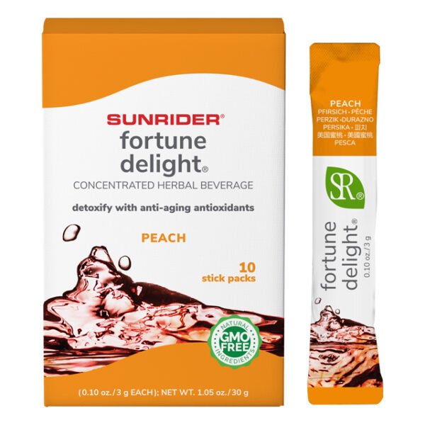 Sunrider Fortune Delight Peach 10pk 3g - Stick pack