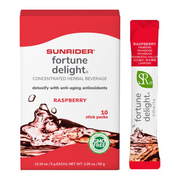 Sunrider Fortune Delight Raspberry 10pk /3g - Stick pack